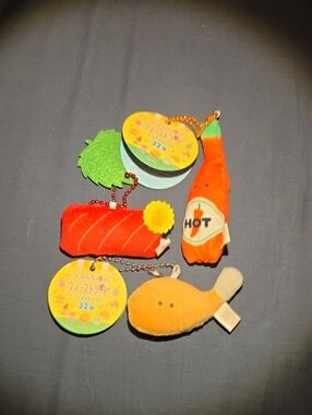 Yell Kawaii Food Keychains